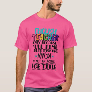 Camisa de professor de inglês apenas porque amigo