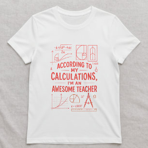Camisa de Professor de Matemática Divertido; Melho