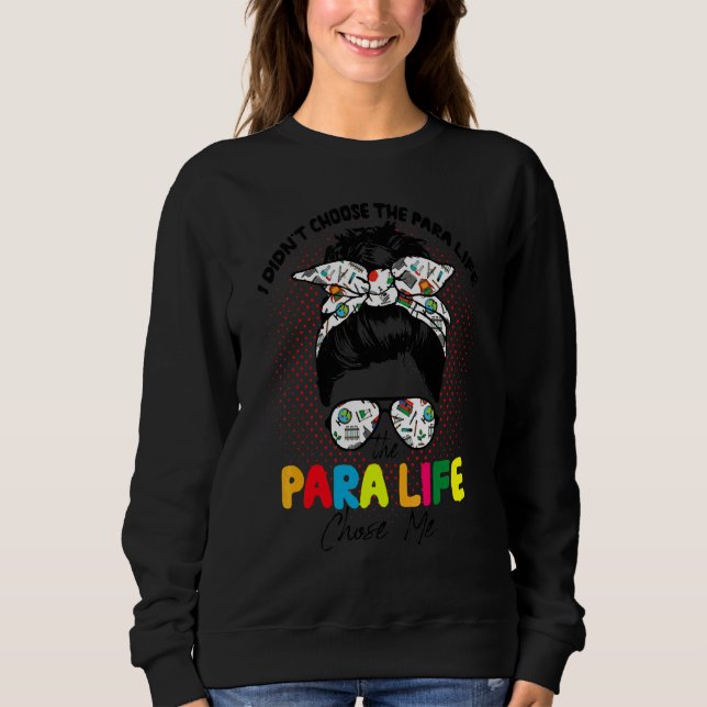 Camisa de Professor Paraprofissional Para a Vida M (Frente)