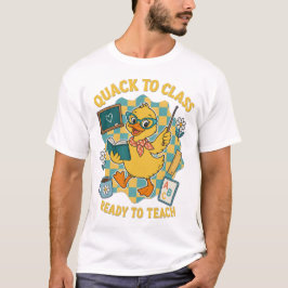 Camisa de Professor Quack para Aula Preparado para