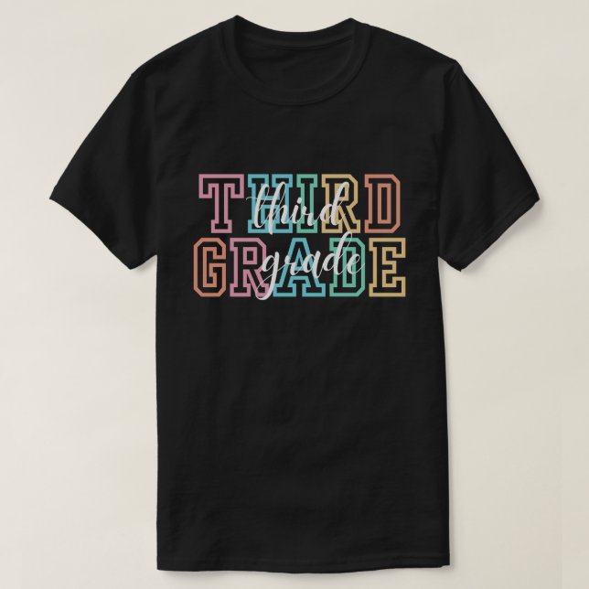 Camisa De Professores Do Terceiro Grau, Camisa De  (Frente do Design)