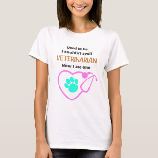 Camisa de Profissão de Mulher Veterinária Engraçad