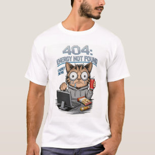 Camisa de Programador de Gato – Código Café Gato R