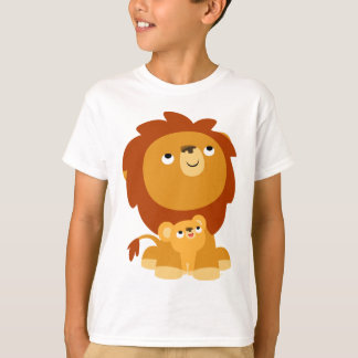Camisa de proteção de leões e crianças de cubos, e