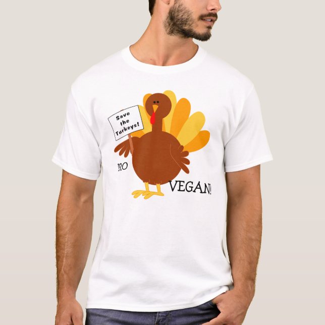 Camisa de protesto de Turquia do PRO Vegan (Frente)