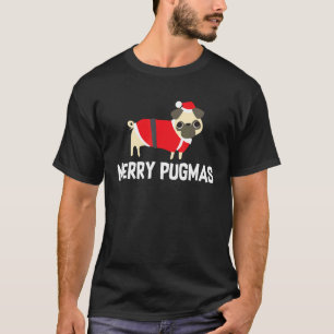 Camisa de Pug de Natal, Feliz Pugmas Festa de Nata