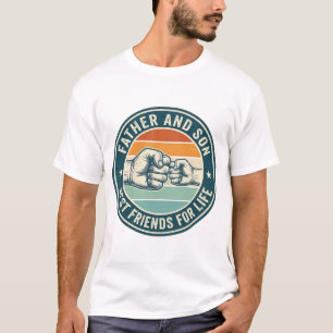 Camisa de Punho Cerrado Vintage de Pai e Filho Mel