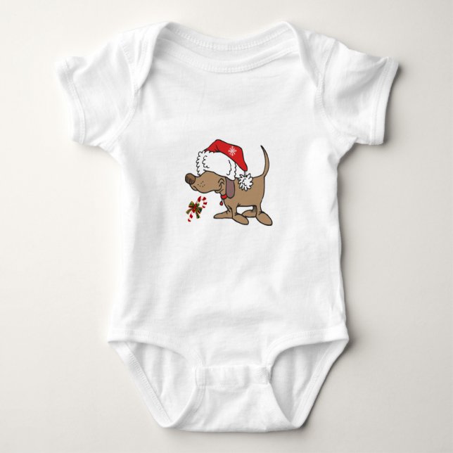 CAMISA DE PUPPY CHIRSTMAS PARA BEBÊ (Frente)