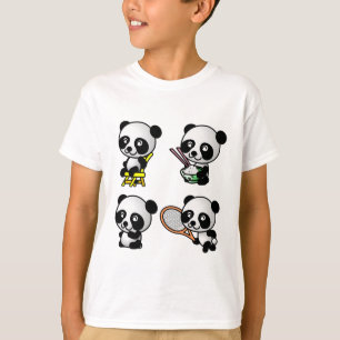 Camisa de QUATRO PANDAS - escolha o estilo -