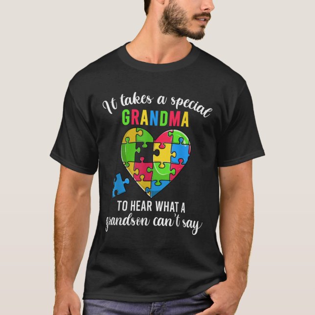 Camisa de Quebra-cabeça do Coração, Sensibilização (Frente)