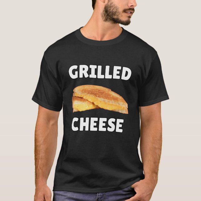 Camisa de Queijo Grelhado Engraçado Amante de Quei (Frente)