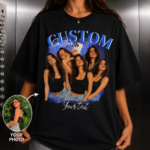 Camisa de Rap Personalizada de Bootleg para Aniver