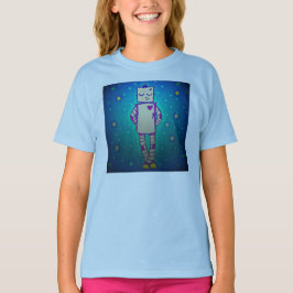 Camisa De Raparigas Robô Frio