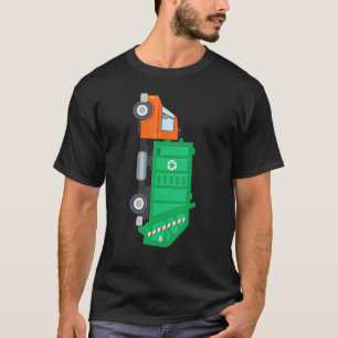 Camisa de reciclagem do dia do lixo Todler Garbage