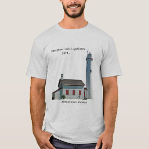 Camisa de recorte do Sturgeon Point Lighthouse