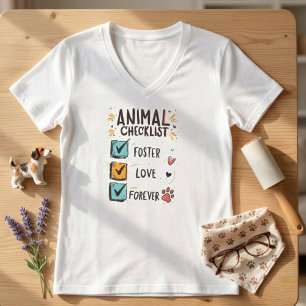 Camisa de Resgate de Animal de Estimação Amor Fost