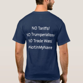 Camisa de resistência - tarifa #NotInMyName