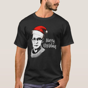 Camisa de Resistmas feliz RBG Ruth Bader Ginsburg 