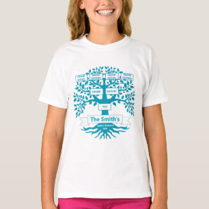 Camisa de Reunião Familiar com Árvore Familiar Per