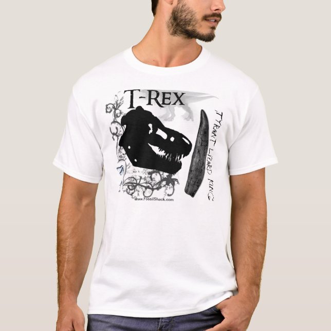 Camisa de Rex do tiranossauro de T-Rex (Frente)