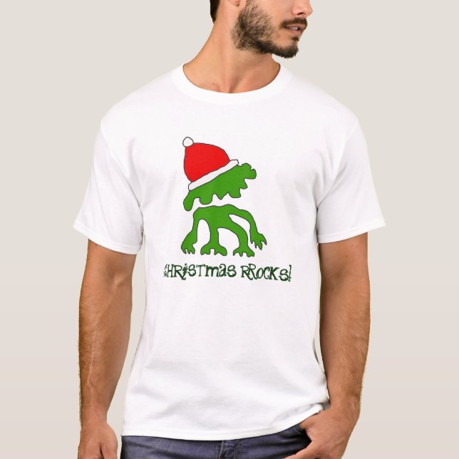Camisa de Rochas de Natal engraçado! (Frente)