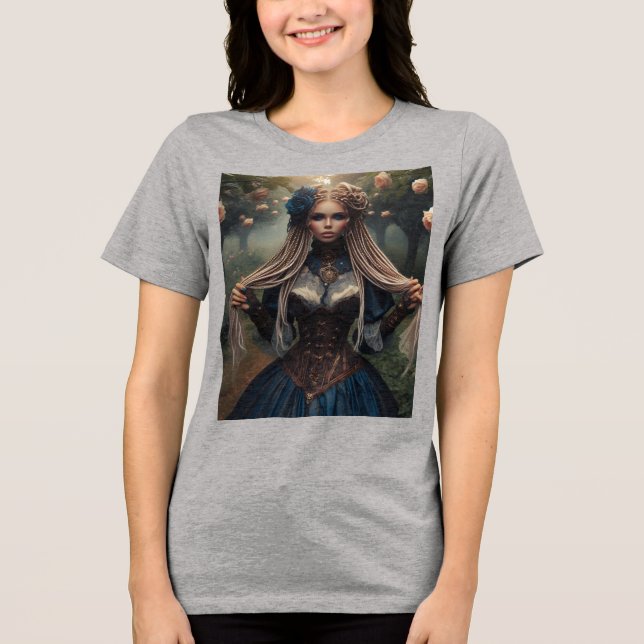 Camisa de Rosa Steampunk (Frente)