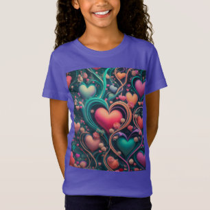Camisa de roupa infantil da moça de moda, torneira