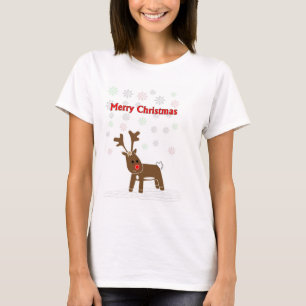 Camisa de Rudolph do Feliz Natal