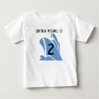 Camisa de segundo aniversário Personalizável do Ca