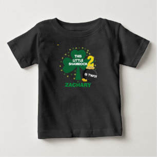 Camisa de segundo aniversário Shamrock irlandês