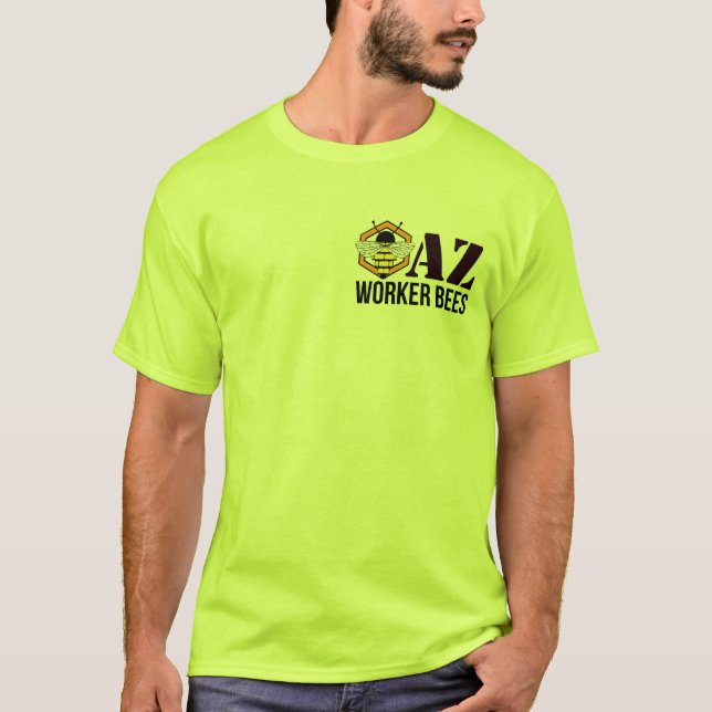 Camisa de Segurança das Abelhas do AZ Worker (Frente)