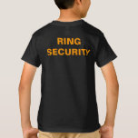 Camisa de Segurança do Anel Infantil<br><div class="desc">Um presente perfeito para seu portador de anel.</div>