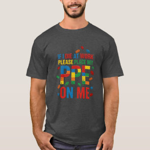 Camisa de Segurança no Trabalho Engraçada Se Eu Mo