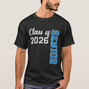Camisa de Sênior da Turma de 2026 Graduação 2026