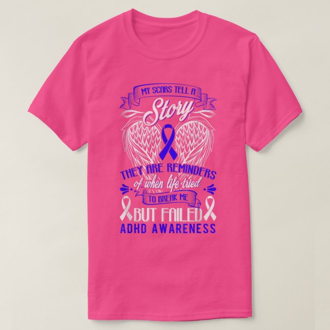 Camisa de Sensibilização ADHD (Frente do Design)