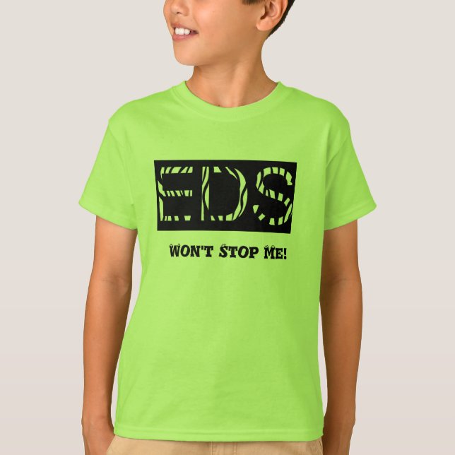 Camisa de Sensibilização da Síndrome de Ehlers-Dan (Frente)