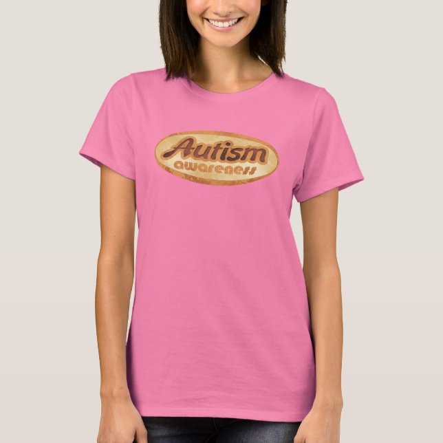 Camisa de Sensibilização do Autismo (Oval-R1) (Frente)