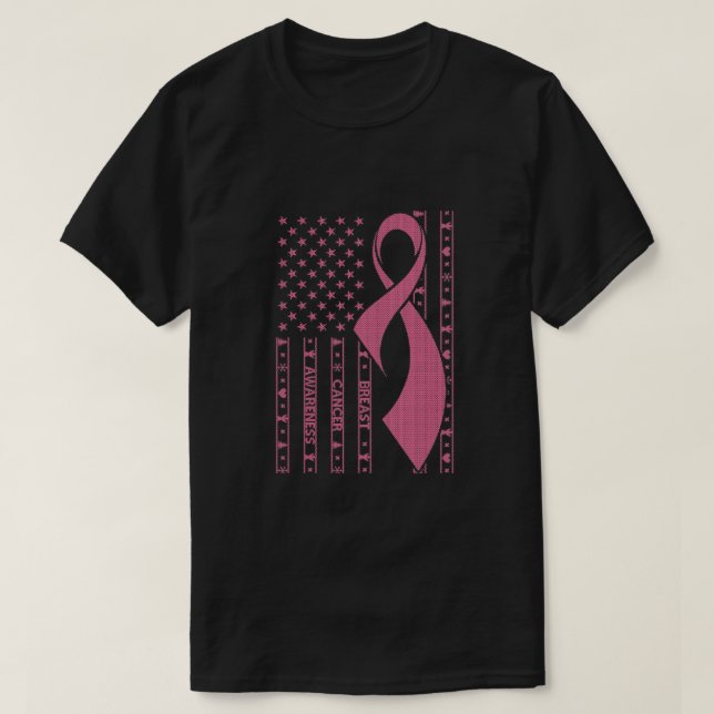 Camisa de Sensibilização do Cancer da Mama (Frente do Design)