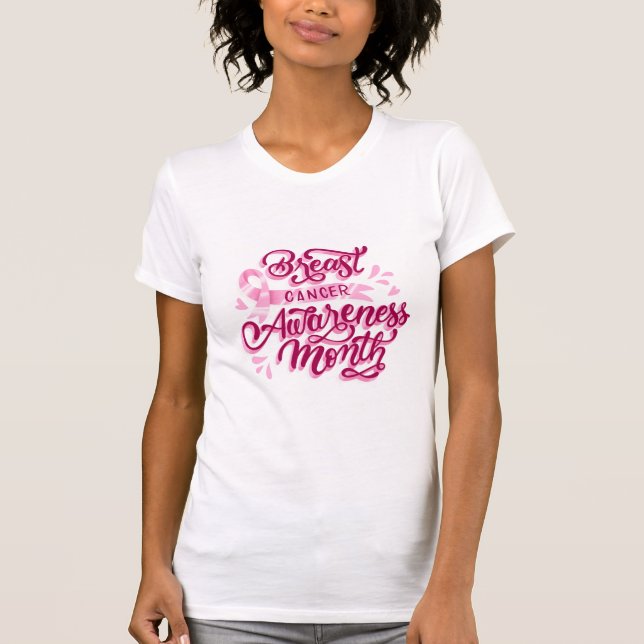 Camisa de Sensibilização do Cancer da Mama (Frente)