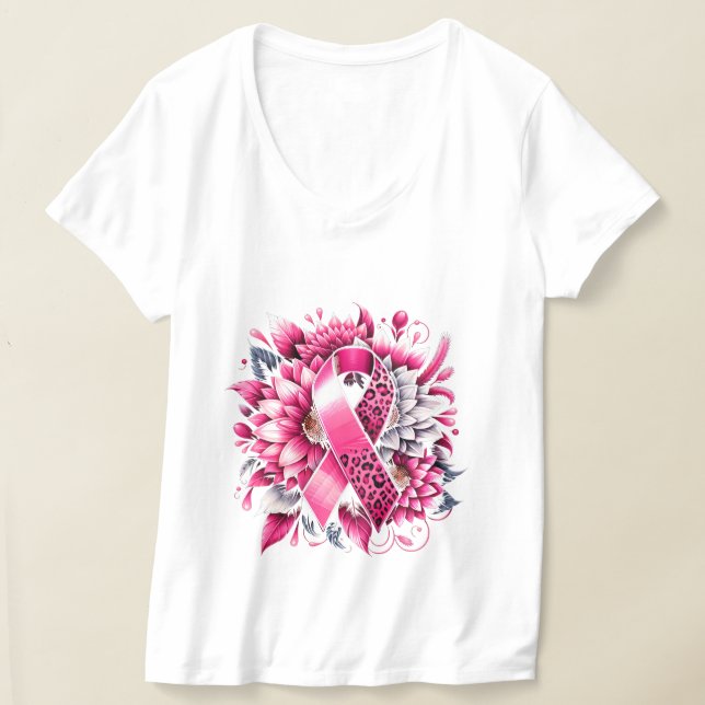 Camisa de Sensibilização do Cancer da Mama (Postura )