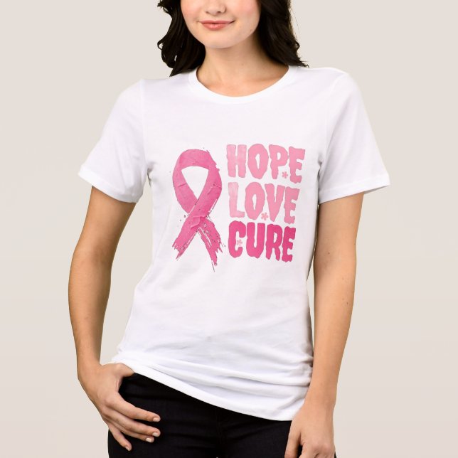 Camisa de Sensibilização do Cancer da Mama (Frente)
