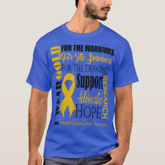 Camisa de Sensibilização do Cancer para a Infância