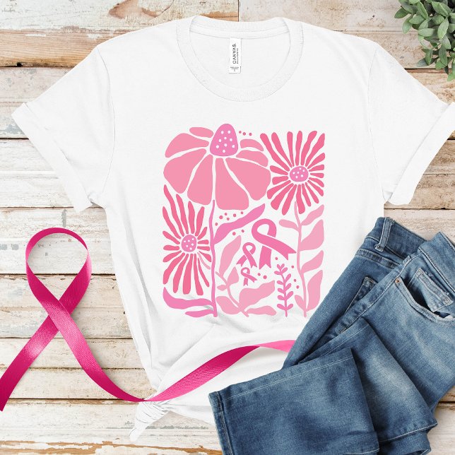 Camisa de Sensibilização Floral do Cancer (Criador carregado)