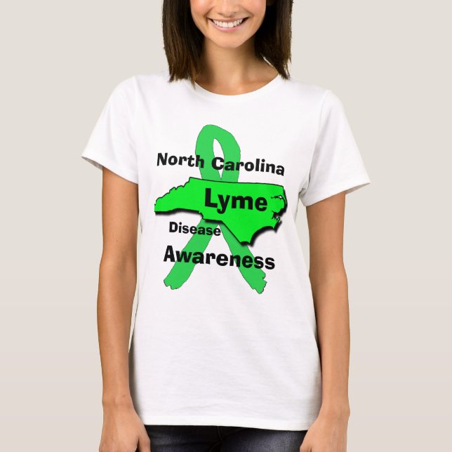 Camisa de Sensibilização para a Doença de Lyme da  (Frente)