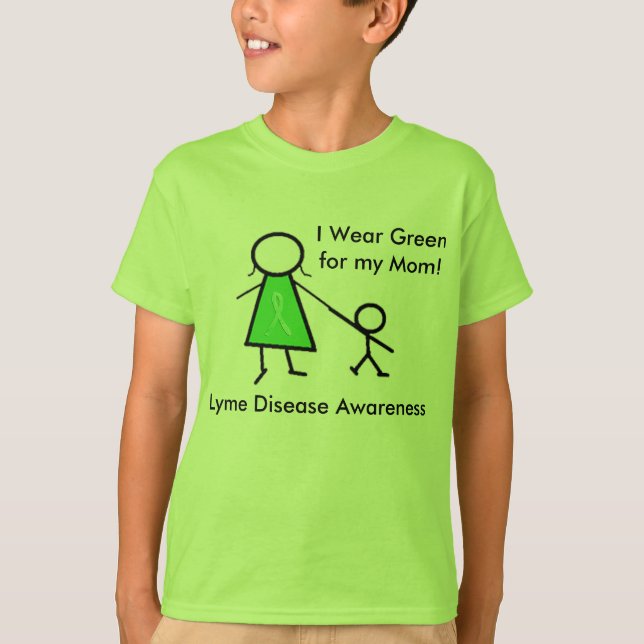 Camisa de Sensibilização para a Doença de Lyme par (Frente)