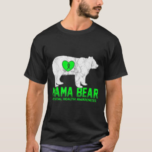 Camisa De Sensibilização Para A Saúde Mental Da Mã