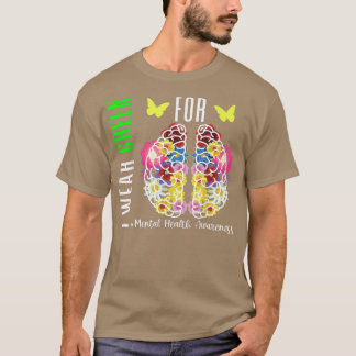 Camisa De Sensibilização Para A Saúde Mental Termi