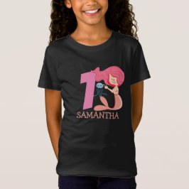 Camisa de sereia de primeiro aniversario