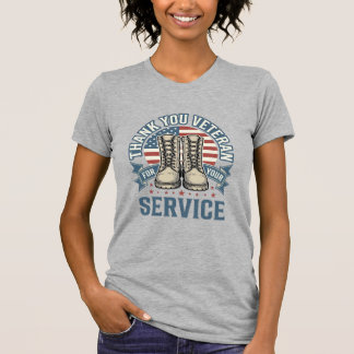 Camisa de Serviço Botas Patrióticas Veterano Obrig