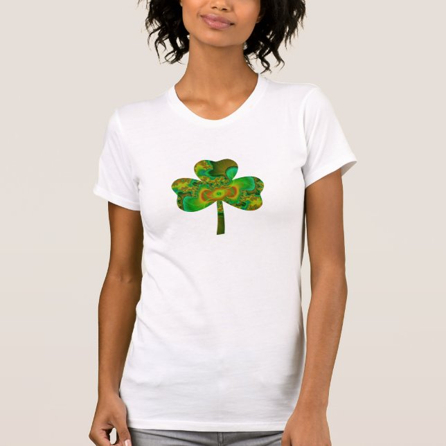 Camisa De Shamrock Fractal (Frente)